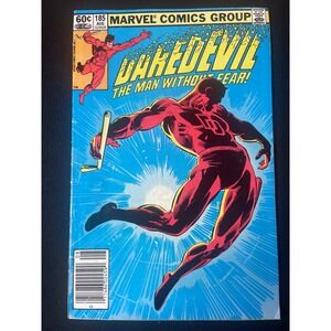 Daredevil The Man Without Fear Comic Book Issue 185 Marvel Comics August 1982